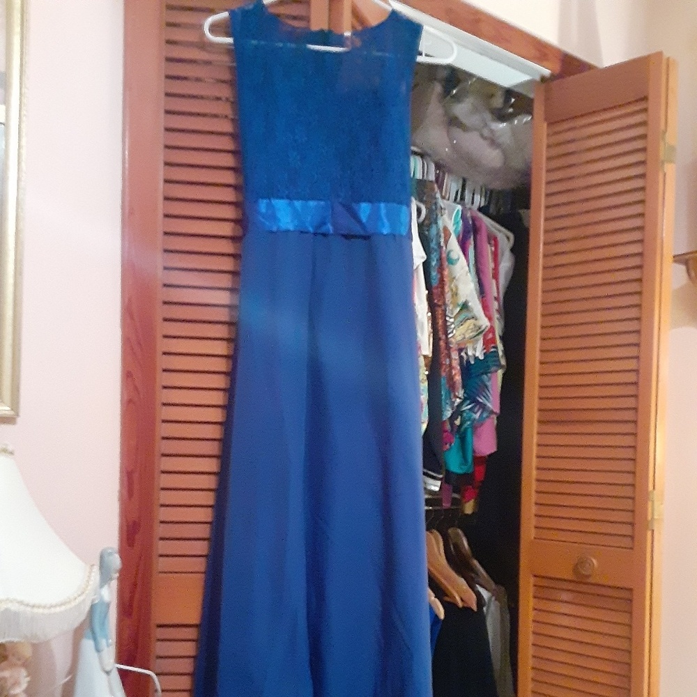 Dress blue color